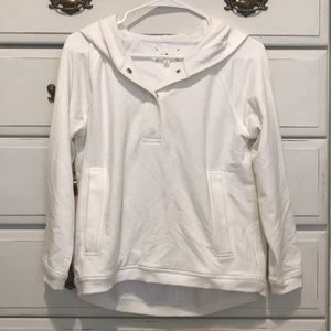 White Hoodie Top